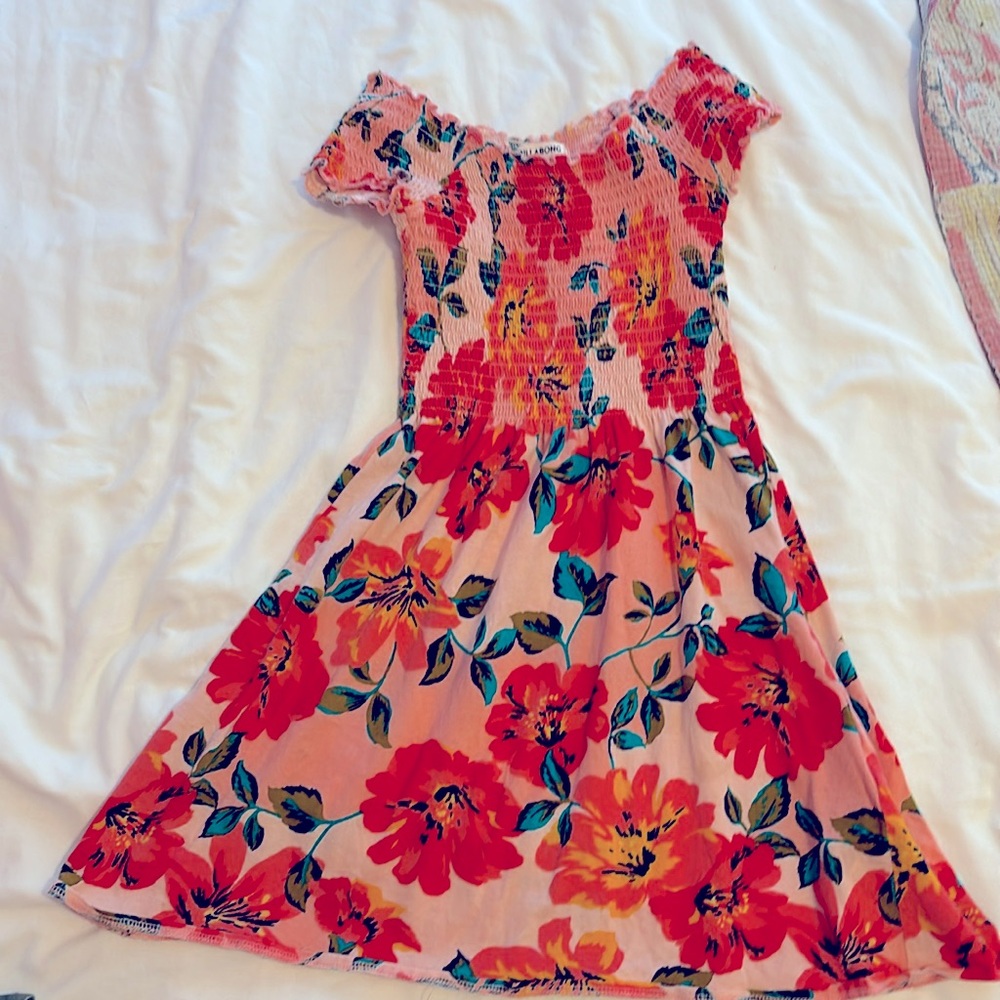 Billabong Girls Pink floral dress